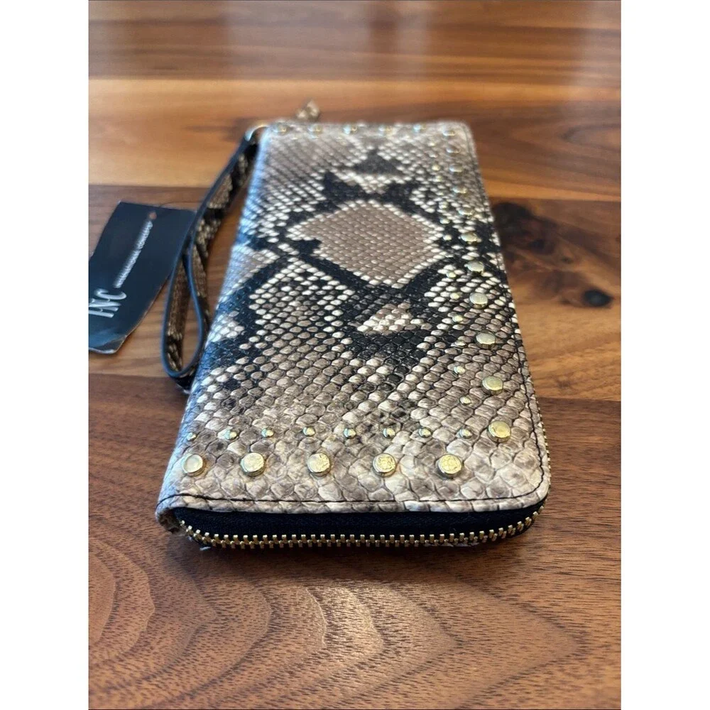 NWT New INC Snake Skin Hazell Wallet Wristlet